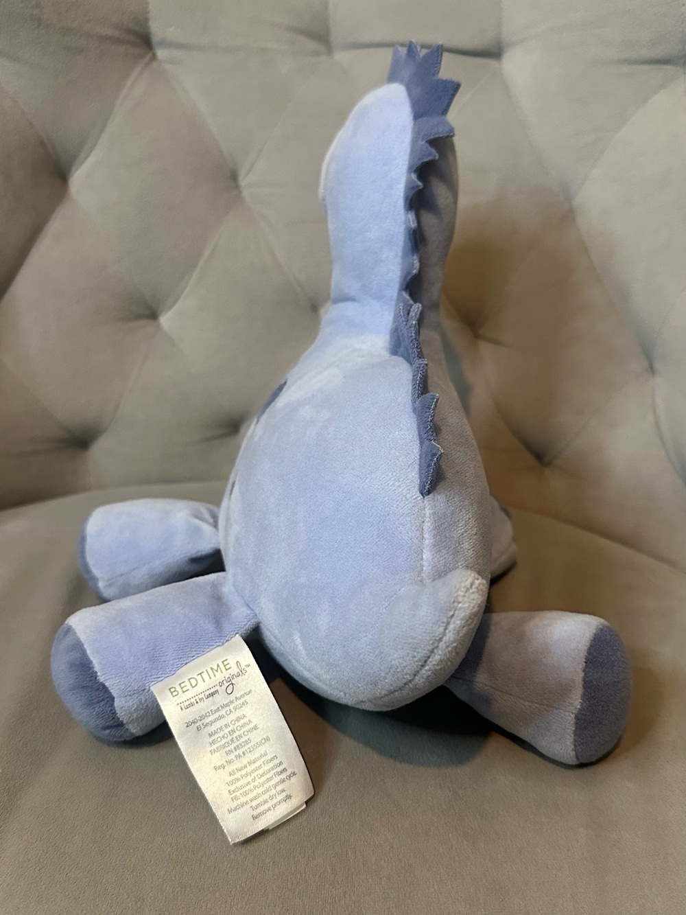 Plush Dino Stuffed Animal - Long neck Dinosaur - Picture 9 of 9
